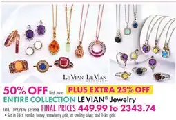 Boscov's LE VIAN Jewelry offer