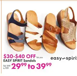 Boscov's EASY SPIRIT Sandals offer