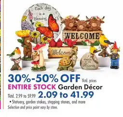 Boscov's Garden Décor offer