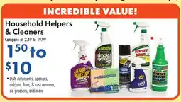 Boscov's Household Helpers & Cleaners offer