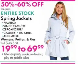 Boscov's Spring Jackets offer