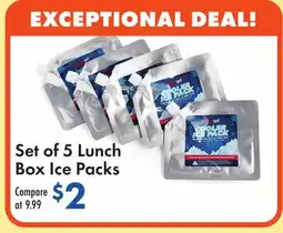 Boscov's Set Lunch Box Ice Packs offer