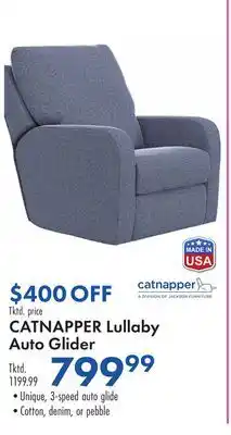 Boscov's CATNAPPER Lullaby Auto Glider offer
