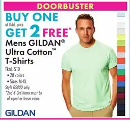 Boscov's Mens GILDAN Ultra Cotton T-Shirts offer