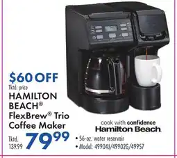 Boscov's HAMILTON BEACH FlexBrew Trio Coffee Maker offer