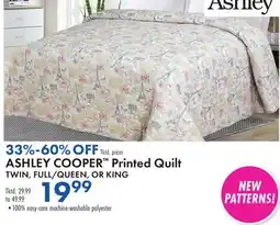 Boscov's ASHLEY COOPER Printed Quilt offer