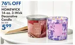Boscov's HOMEWICK 14-oz. 3-Wick Decorative Candle offer