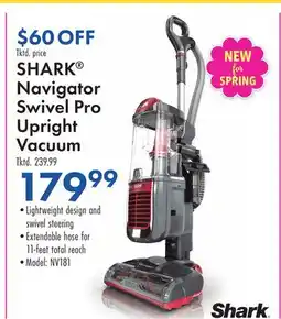 Boscov's SHARK Navigator Swivel Pro Upright Vacuum offer
