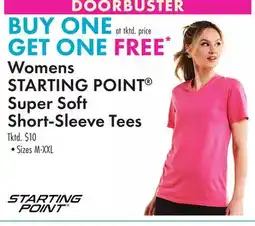 Boscov's Womens STARTING POINT Super Soft Short-Sleeve Tees offer