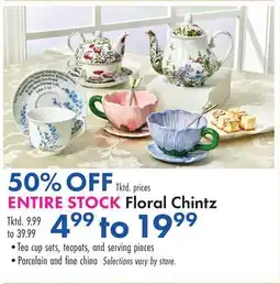 Boscov's Floral Chintz offer