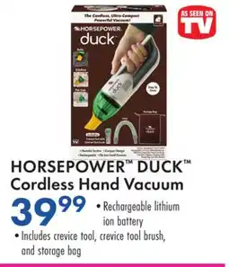 Boscov's HORSEPOWER DUCK Cordless Hand Vacuum offer