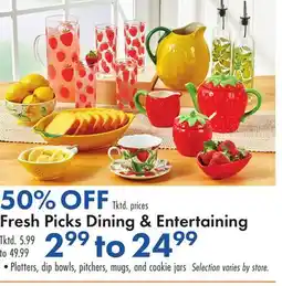 Boscov's Fresh Picks Dining & Entertaining offer