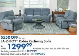 Boscov's LA-Z-BOY Robin Reclining Sofa offer