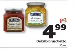 Weis Markets Delallo Bruschetta offer
