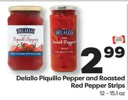 Weis Markets Delallo Piquillo Pepper and Roasted Red Pepper Strips offer