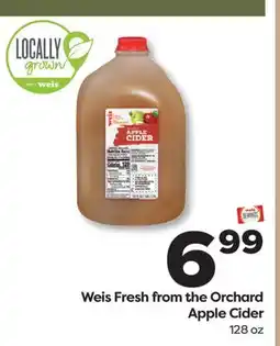 Weis Markets Weis Fresh from the Orchard Apple Cider offer