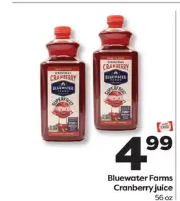 Weis Markets Bluewater Farms Cranberry juice offer