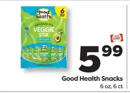 Weis Markets Good Health Snacks offer