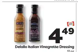 Weis Markets Delallo Italian Vinagrette Dressing offer