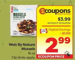 Weis Markets Weis By Nature Mussels offer