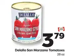 Weis Markets Delallo San Marzano Tomatoes offer