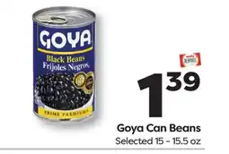 Weis Markets Goya Can Beans offer