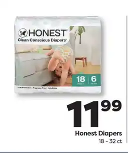 Weis Markets Honest Diapers offer