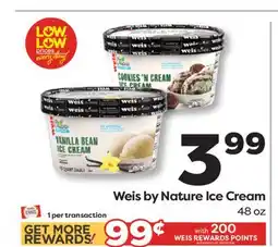 Weis Markets Weis by Nature Ice Cream offer