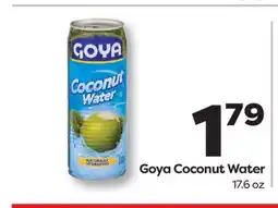 Weis Markets Goya Coconut Water offer