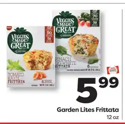 Weis Markets Garden Lites Frittata offer