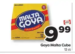 Weis Markets Goya Malta Cube offer