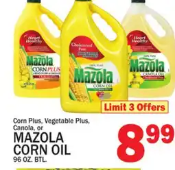 C Town MAZOLA CORN OIL offer