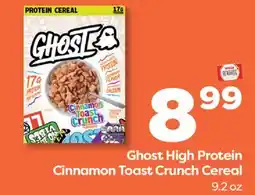Weis Markets Ghost High Protein Cinnamon Toast Crunch Cereal offer