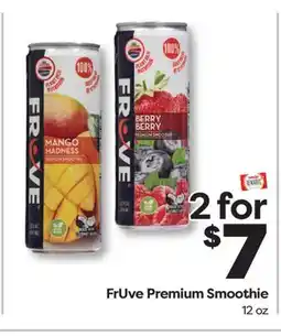 Weis Markets FrUve Premium Smoothie offer