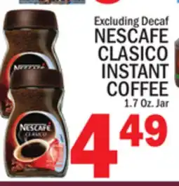 C Town NESCAFE CLASICO INSTANT COFFEE offer