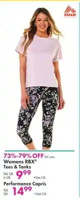Boscov's Womens RBX Tees & Tanks offer
