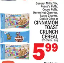 C Town CINNAMON TOAST CRUNCH CEREAL offer