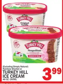 C Town TURKEY HILL ICE CREAM offer