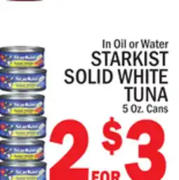 C Town STARKIST SOLID WHITE TUNA offer