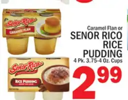 C Town SENOR RICO RICE PUDDING offer