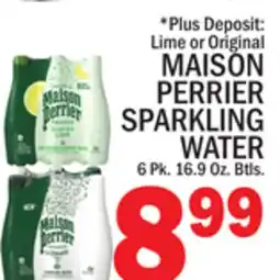 C Town MAISON PERRIER SPARKLING WATER offer
