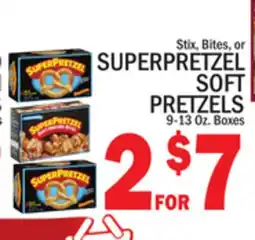 C Town SUPERPRETZEL SOFT PRETZELS offer