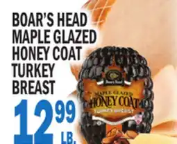 C Town BOAR'S HEAD MAPLE GLAZED HONEY COAT TURKEY BREAST offer