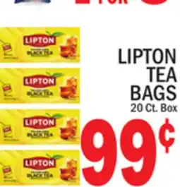 C Town LIPTON TEA BAGS offer