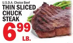 C Town THIN SLICED CHUCK STEAK offer
