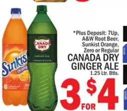 C Town CANADA DRY GINGER ALE offer