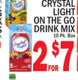 C Town CRYSTAL LIGHT ON THE GO DRINK MIX offer