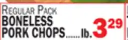 C Town BONELESS PORK CHOPS offer