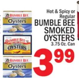 C Town BUMBLE BEE SMOKED OYSTERS offer