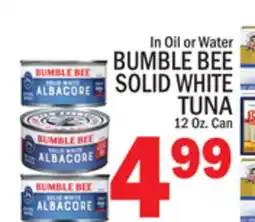 C Town BUMBLE BEE SOLID WHITE TUNA offer